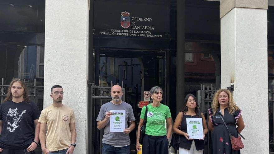 La nueva Plataforma por la Enseñanza Pública de Cantabria convoca una manifestación contra los recortes de profesores