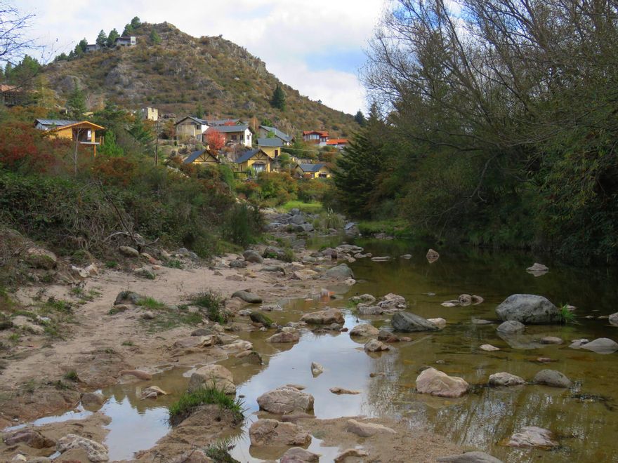 Paisajes de río en La Cumbrecita.