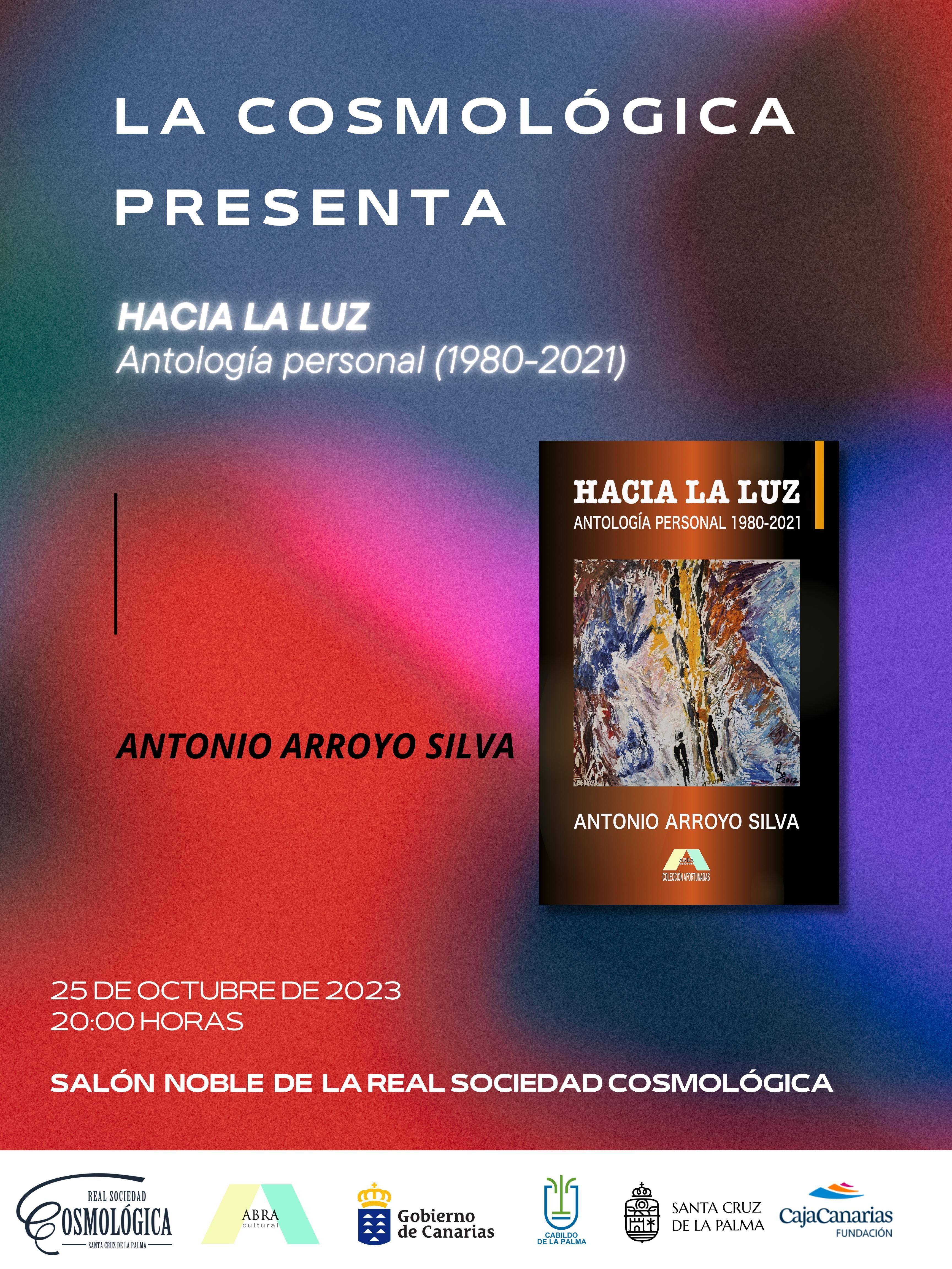 Cartel de la presentación del libro.