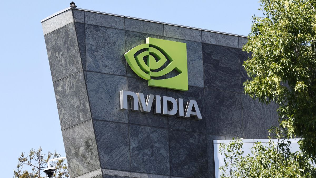 Fotografía exterior de archivo de la sede de Nvidia.
