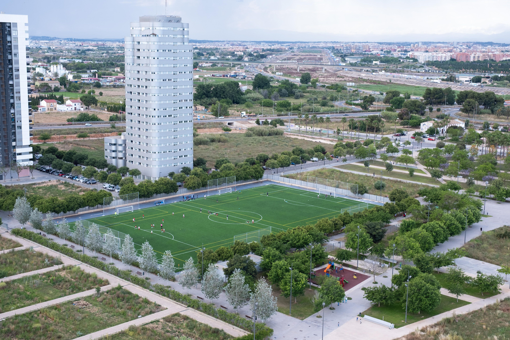 El nuevo campo de fútbol De la Torre