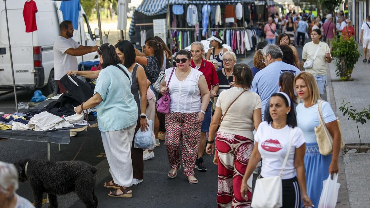 Mercadillo del sector sur vuelve junto a la avenida de Cádiz