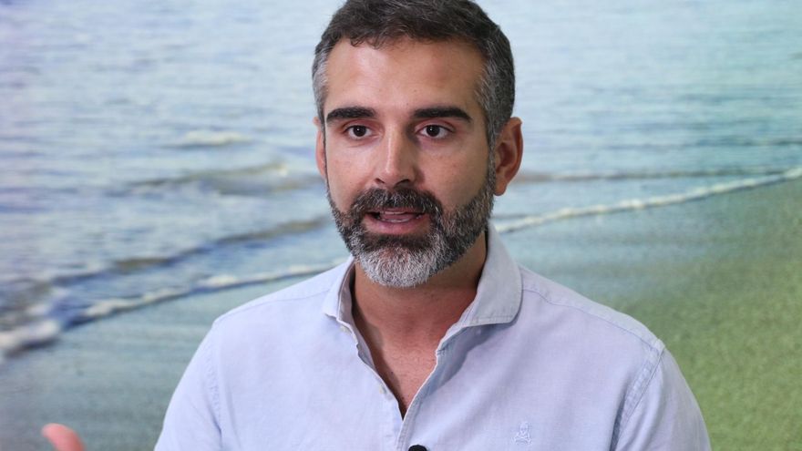 El consejero de Sostenibilidad y portavoz del Gobierno andaluz, Ramón Fernández-Pacheco, durante su entrevista con Europa Press.