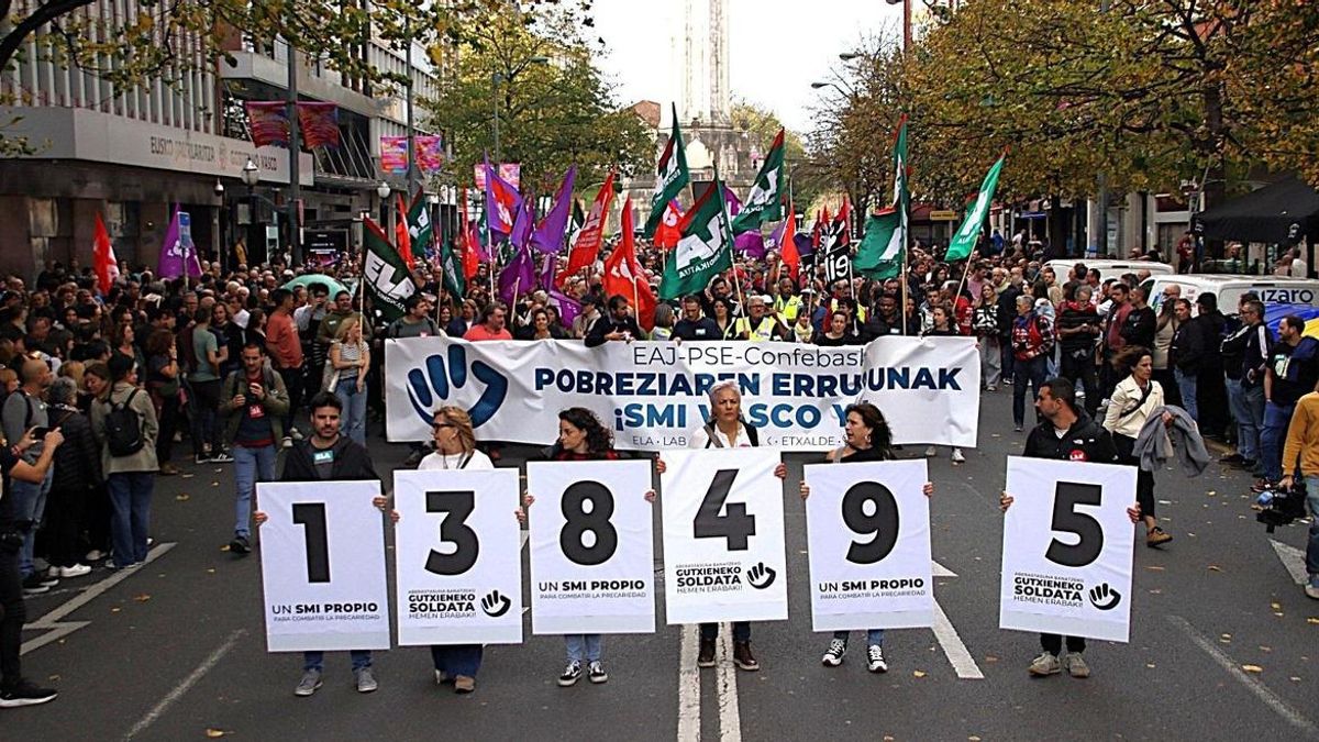 La mayoría sindical vasca, encabezada por ELA y LAB, llama a una huelga general para el 17 de marzo