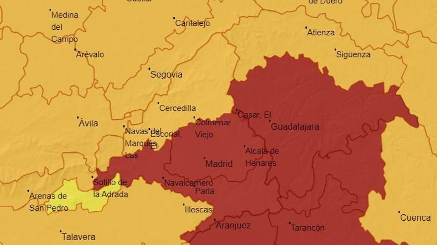 Alertas meteorológicas decretadas para este viernes 8 de enero en Madrid.jpg