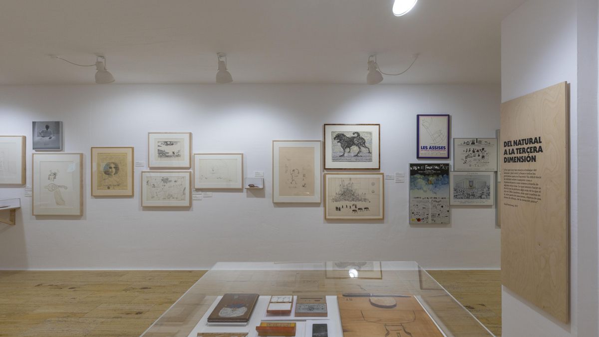 El Museo de Arte Abstracto Español inaugura en Cuenca una exposición que acoge la obra de Saul Steinberg, el “escritor que dibuja”