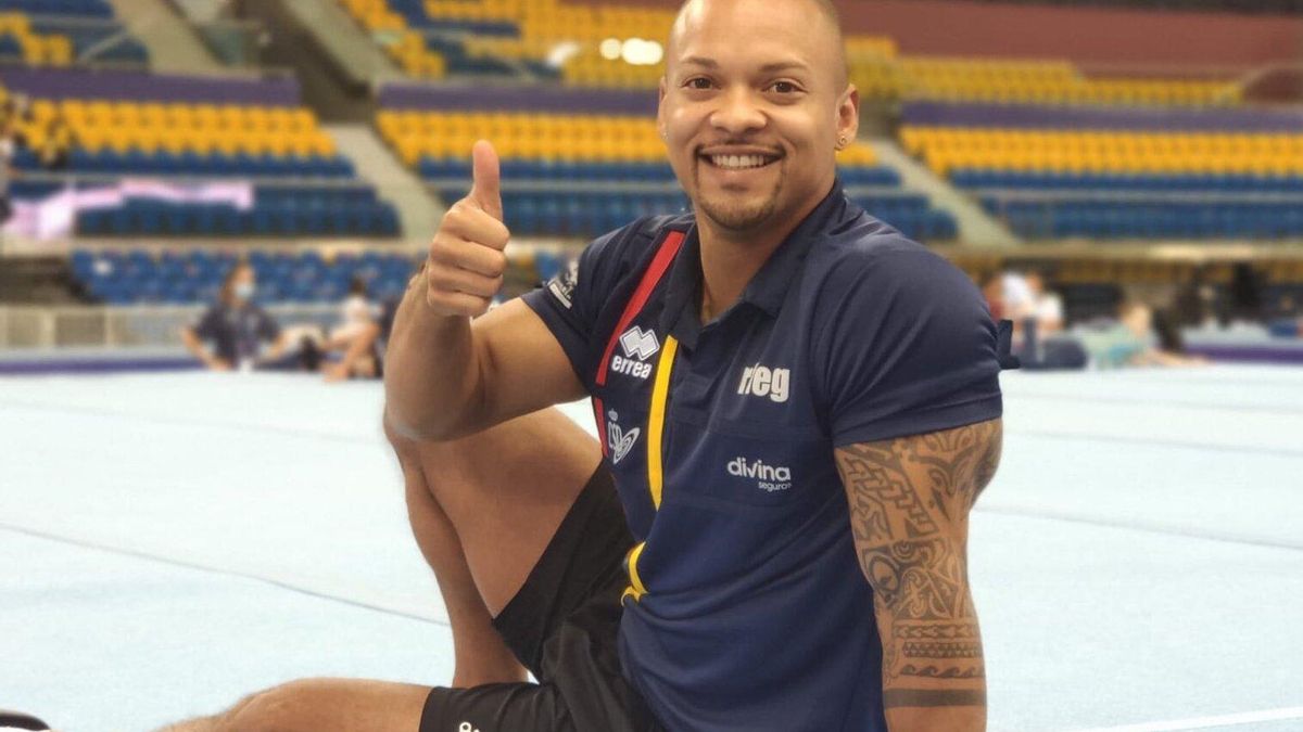 Ray Zapata antes del inicio de la competición.