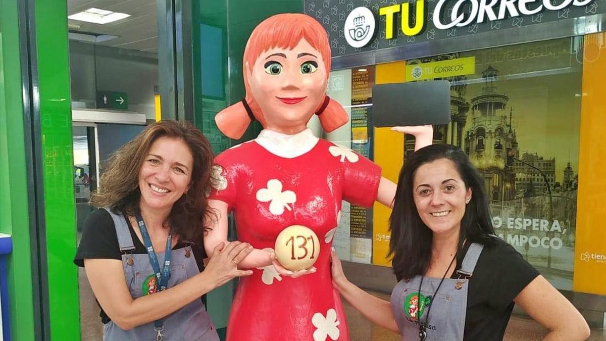 La escultura robada de La premiosa, en la estación de Chamartín