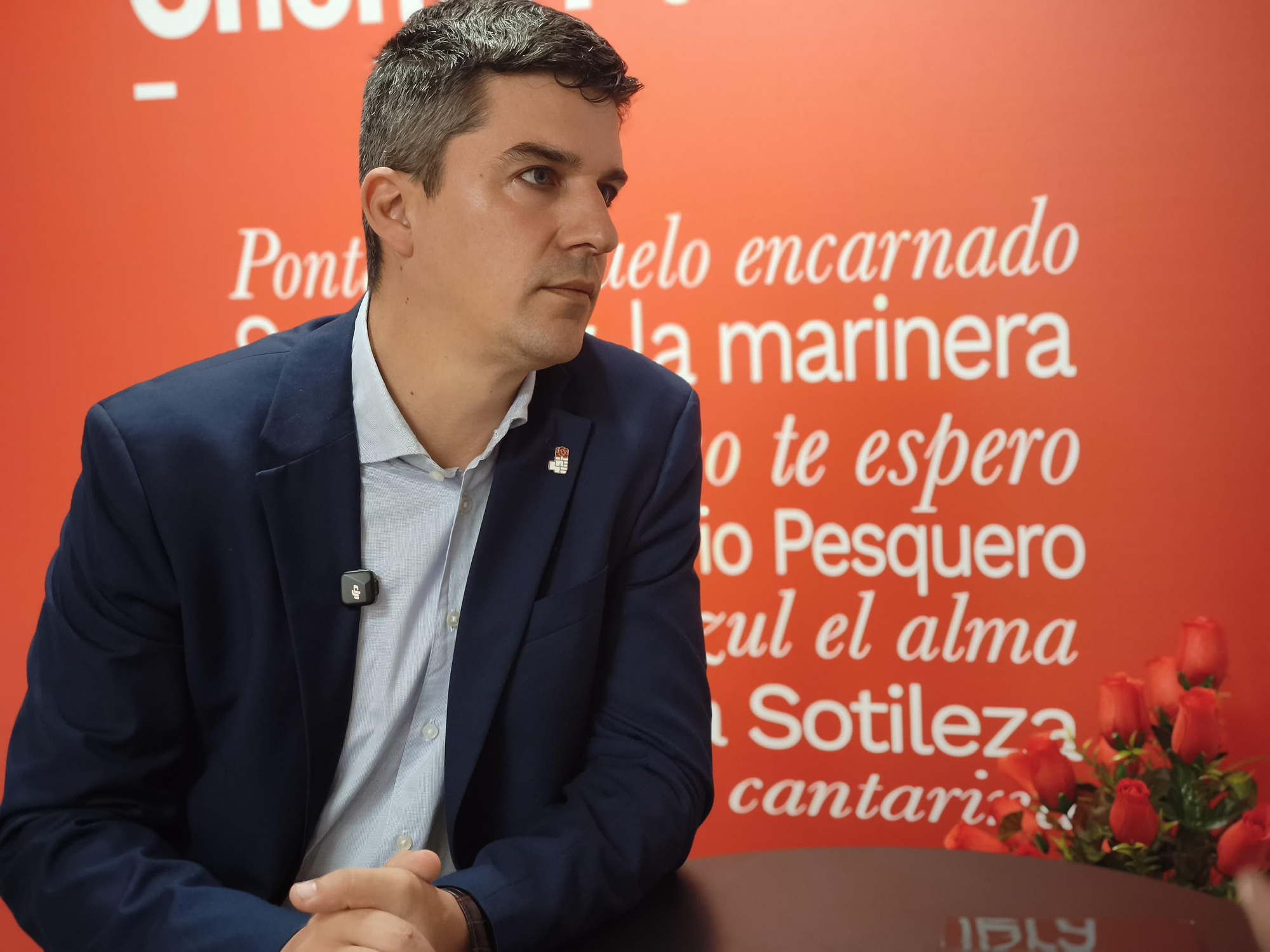 Daniel Fernández, portavoz socialista en el Ayuntamiento de Santander.