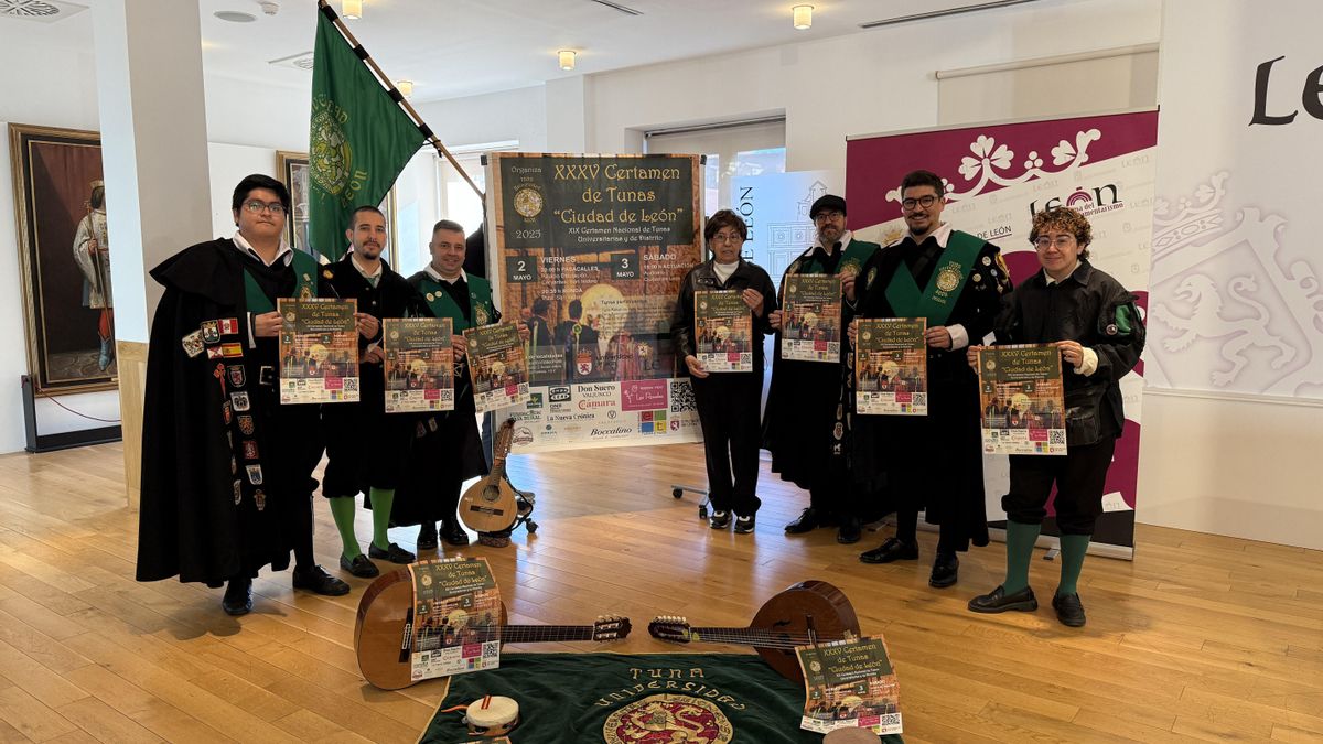 Presentación del XXXV Certamen de Tunas ‘Ciudad de León’.