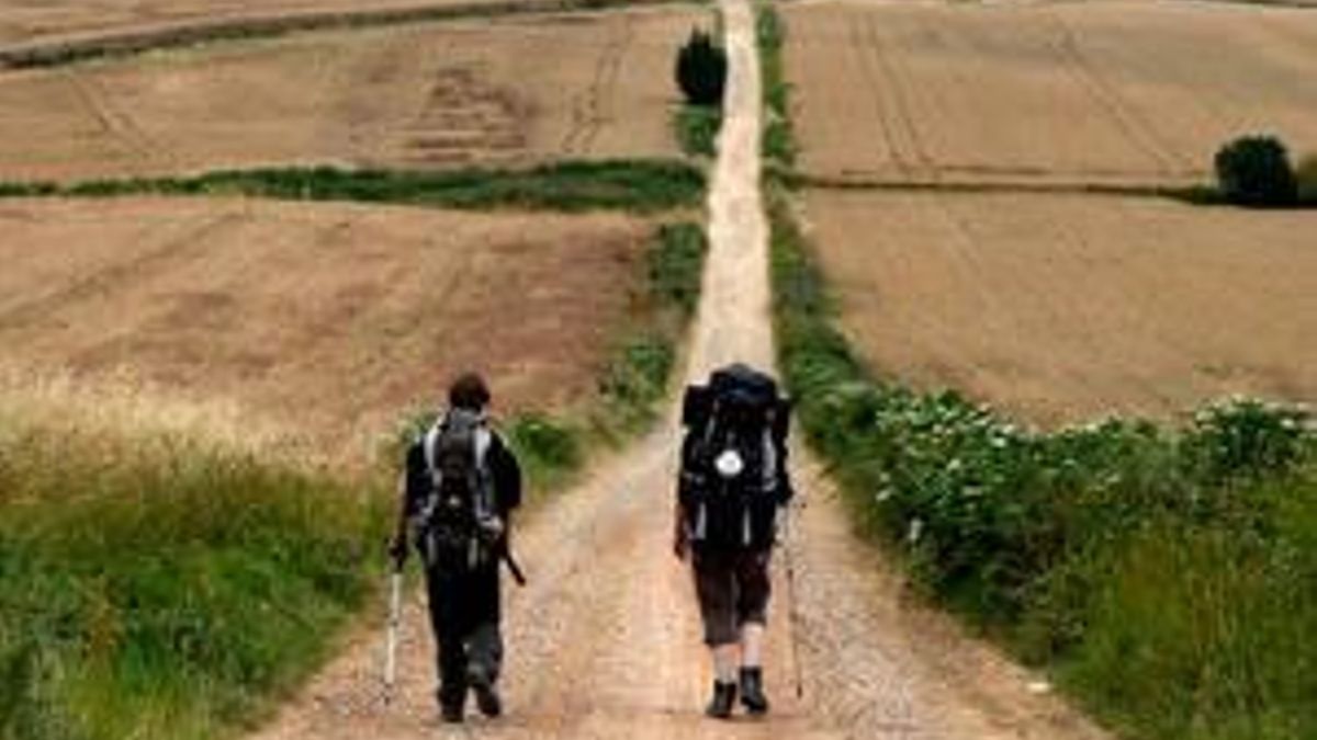 Cirueña, paso del Camino de Santiago