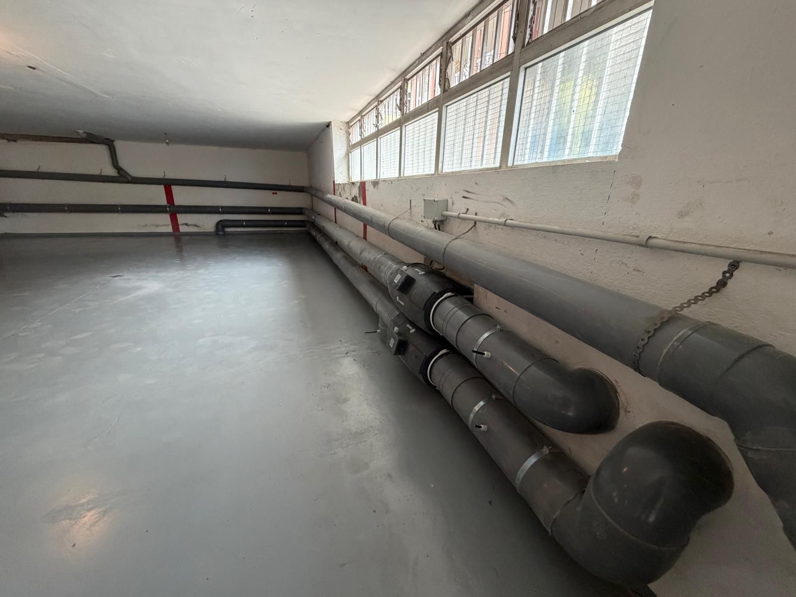 Tubería para evacuar gases en edificios de Puerto Naos. BORJA FRUTOS VÁZQUEZ/CSIC