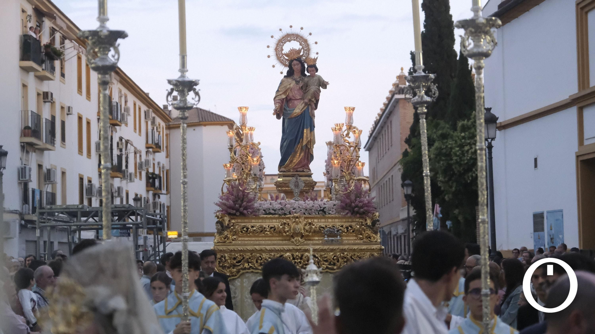 Procesión de María Auxiliadora en Córdoba.