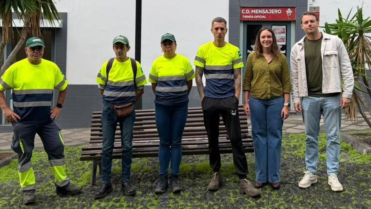 Santa Cruz de La Palma “refuerza la limpieza viaria y el mantenimiento de jardines” en la temporada de cruceros