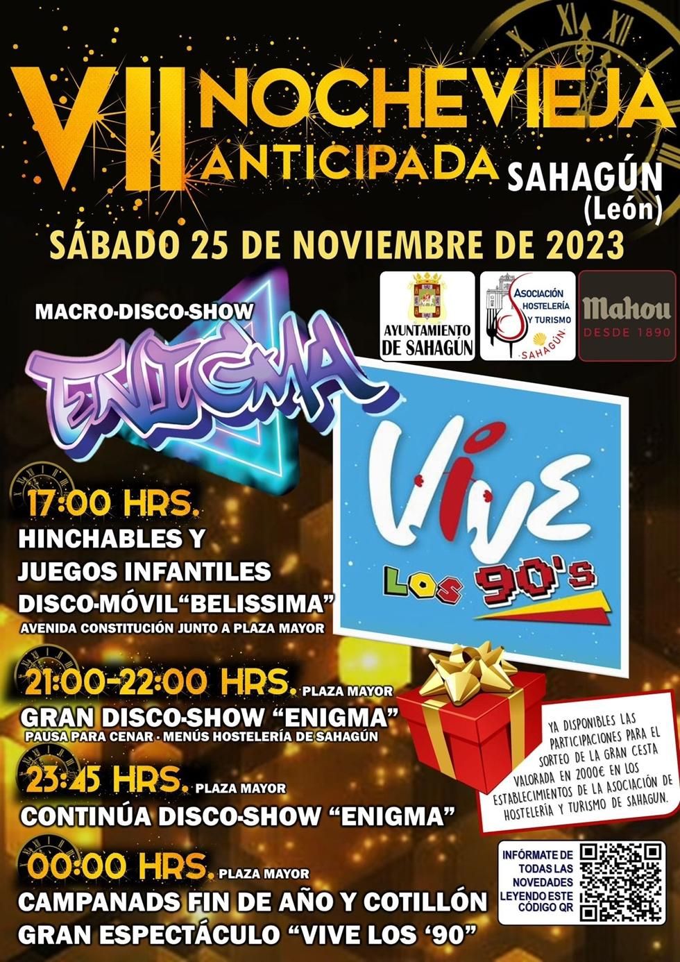 Nochevieja anticipada en Sahagún.