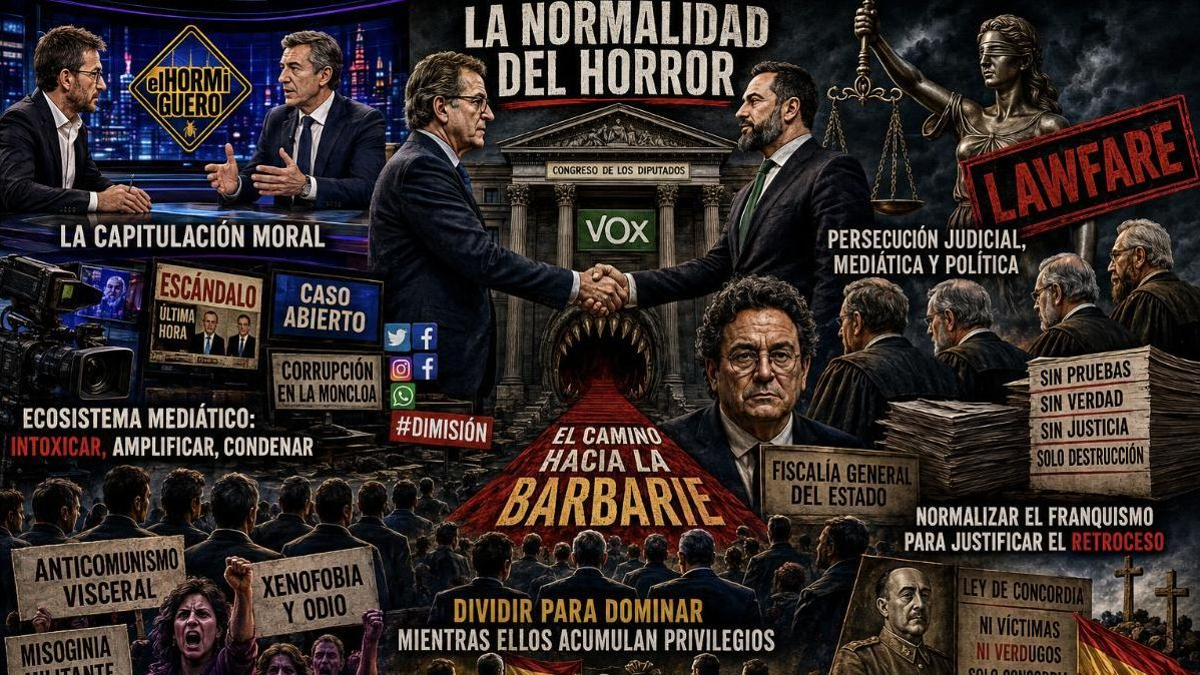 La advertencia de Kelley y la normalización del horror: cuando el Estado español se asoma al abismo