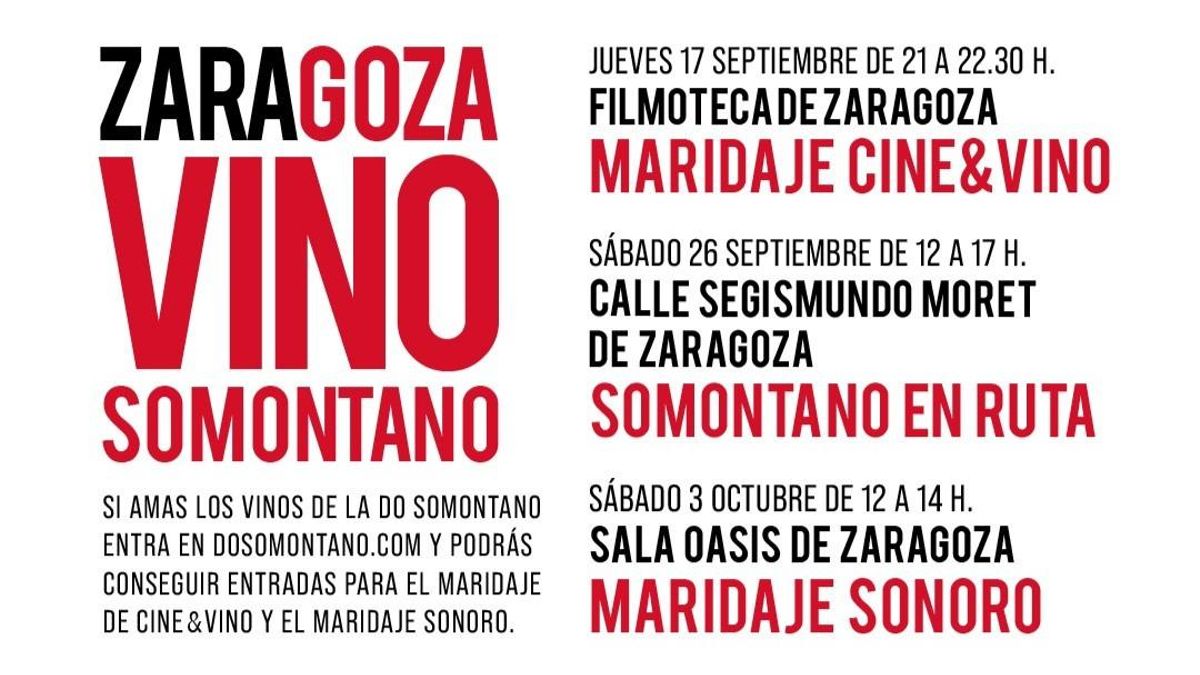 ‘Zaragoza Vino Somontano’: tres experiencias únicas para disfrutar del vino de una forma diferente este otoño