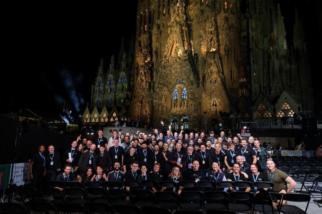 El equipo audiovisual detrás de la cobertura de la ceremonia de inauguración de la Torre de Jesús