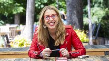 La cabeza de lista de Unidas Podemos cambiar Europa, María Eugenia Rodríguez Palop.