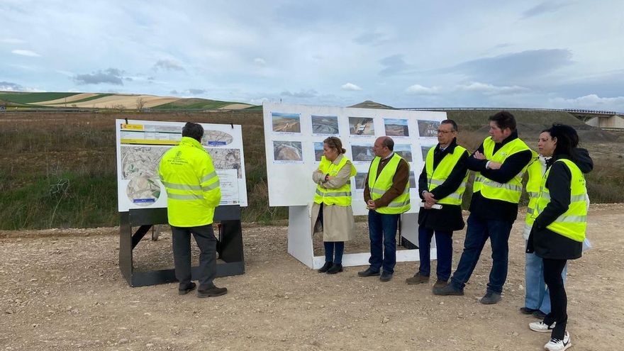 Las obras de la A-12 avanzan con una ejecución del 46,9%