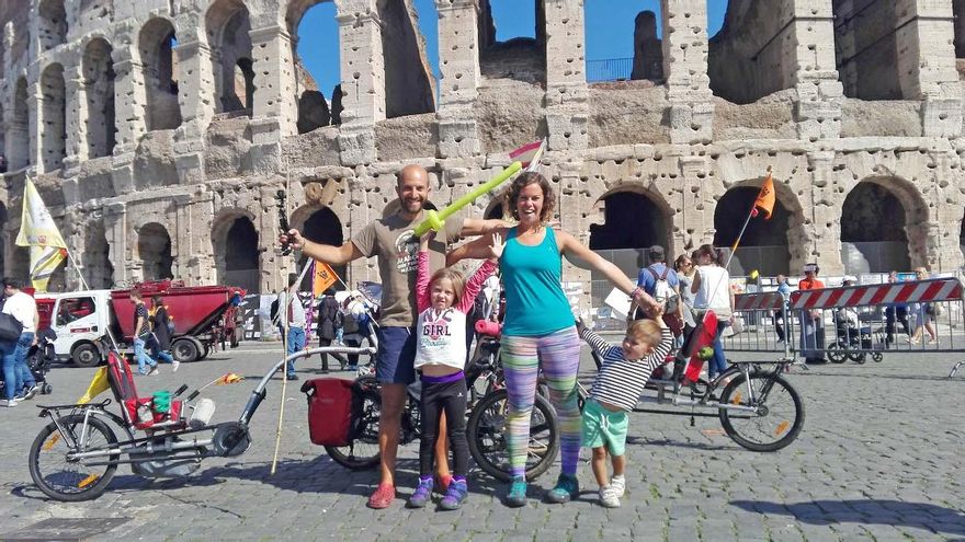 Susana, Óscar, Lucía y Darío