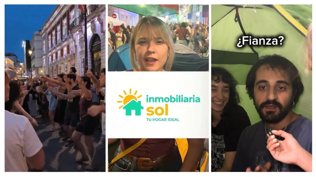 Del 'house tour' de una tienda de campaña a las canciones de Nino Bravo: las otras estampas de la acampada en Sol