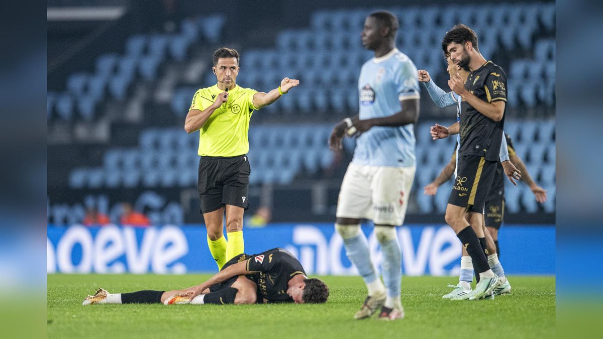 Saúl Ais Reig, durante el Celta Fortuna - Córdoba CF