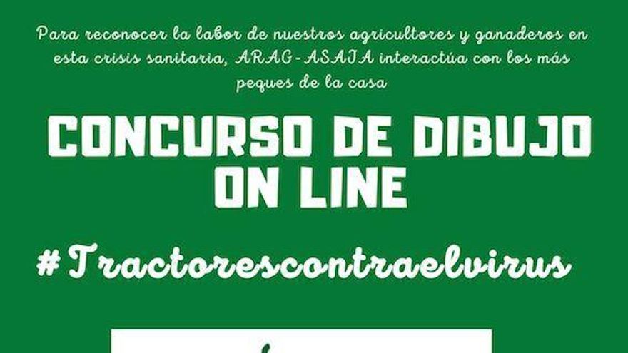Tractores contra el virus: el concurso de dibujo de Arag-Asaja