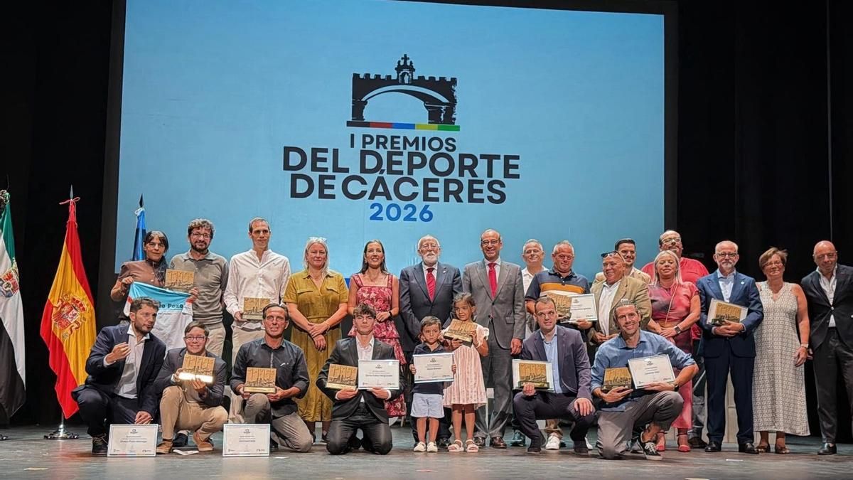 El premio a la mejor deportista de Cáceres queda desierto y deja dudas sobre las bases de los galardones deportivos