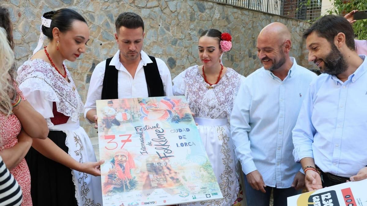 Presentación del Festival de Folkore, en Lorca