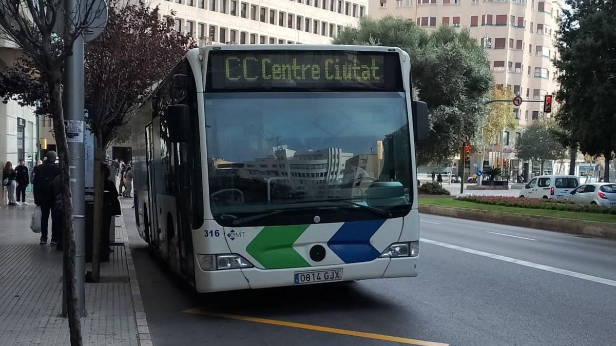 Autobús de la EMT de Palma.