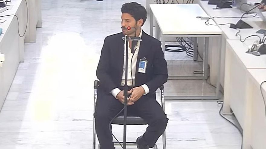 El hijo de Luis Bárcenas, Guillermo 'Willy' Bárcenas, en el juicio de la Kitchen.