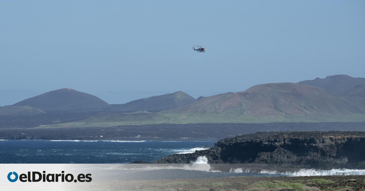 Localizado un cadáver en la zona donde se buscaba a un joven arrastrado por el mar en Lanzarote