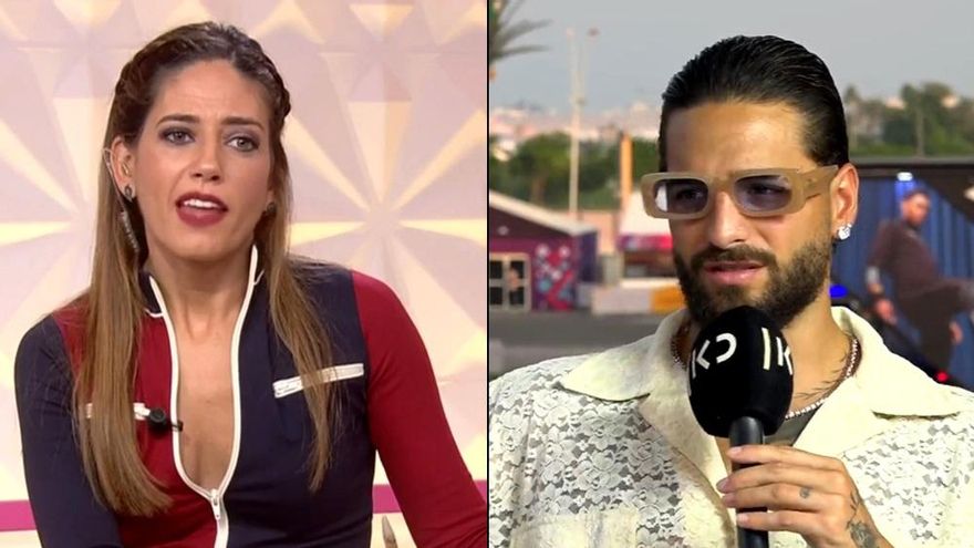 Nuria Marín critica el gesto de Maluma en Qatar y la actitud "surrealista" de su entrevistador