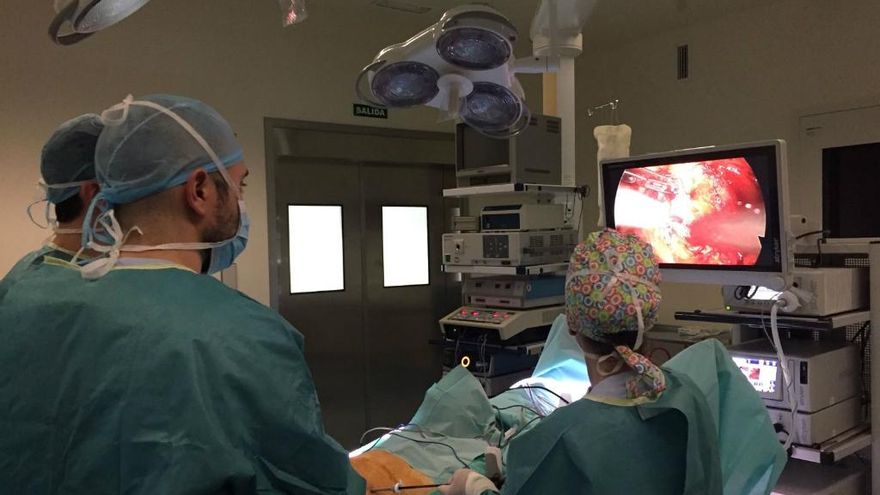 Operación en el Hospital San Juan de Dios.