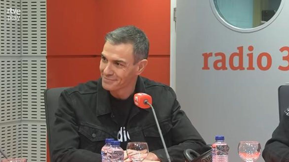 Pedro Sánchez, en Radio 3.