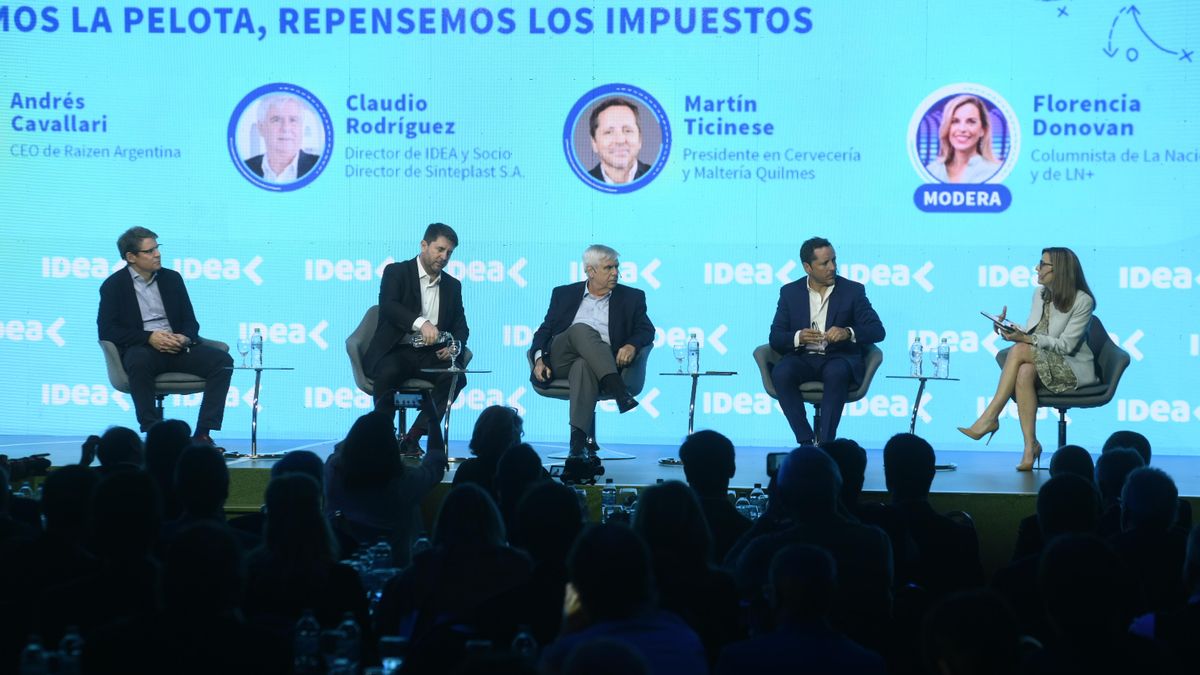 Braun, Cavallari, Rodríguez, Ticinese y la periodista Florencia Donovan.