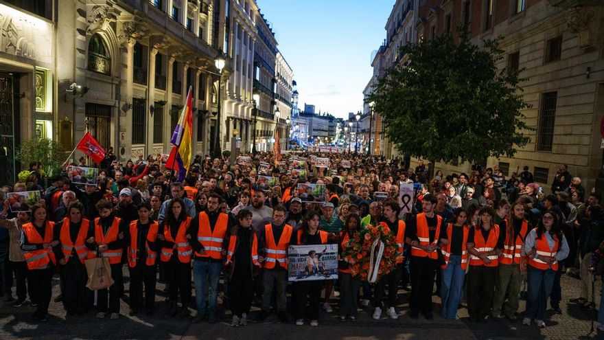 Manifestación ‘Hasta Siempre, Maricarmen’, desde la Puerta del Sol hasta la vivienda de Maricarmen