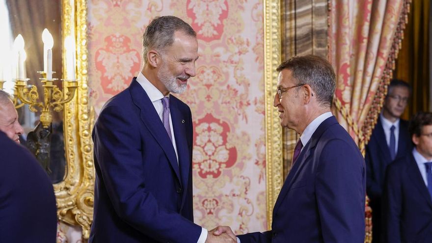 Feijóo marca al rey el camino de la investidura