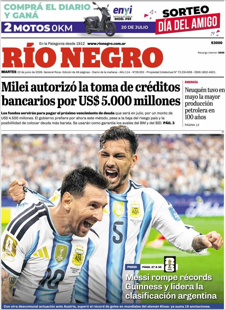 Los diarios del mundo, a los pies de un Messi eterno