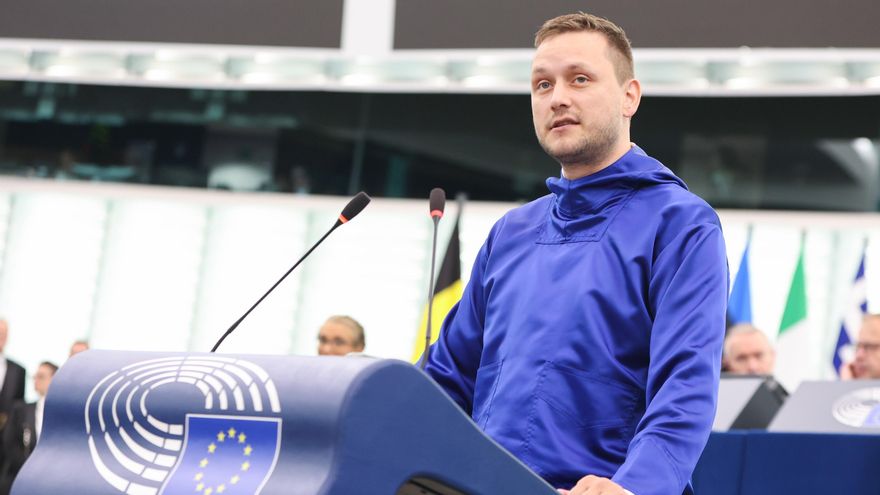 El primer ministro de Groenlandia, Jens-Frederik Nielsen, en una imagen de archivo durante un discurso en el Parlamento Europeo.
