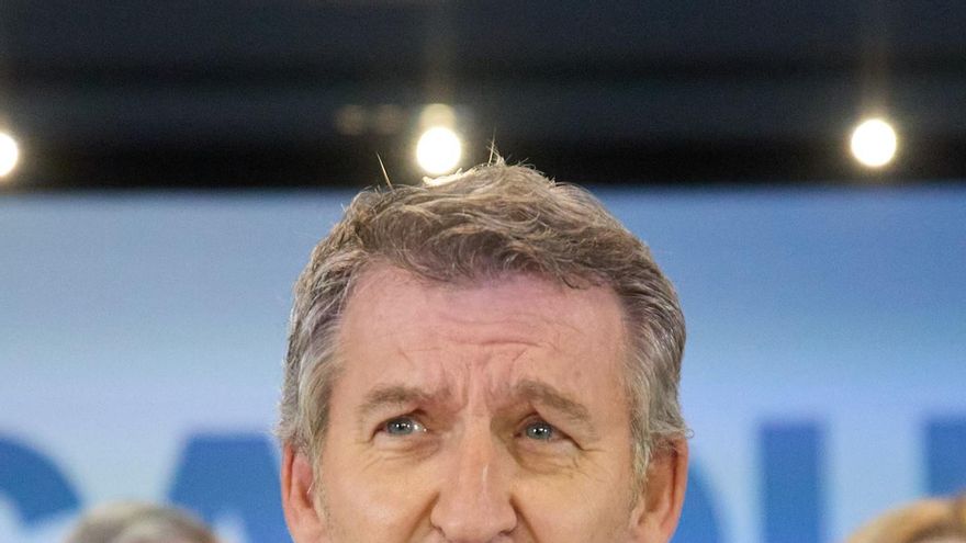 El presidente del PP, Alberto Núñez Feijóo, preside la reunión del Comité Ejecutivo Nacional, en la sede del PP, a 12 de mayo de 2025, en Madrid (España).