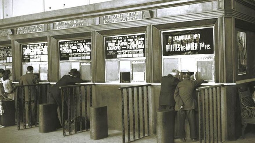 El curioso billete de tren con el que podías acceder a los andenes para despedir o recibir una persona