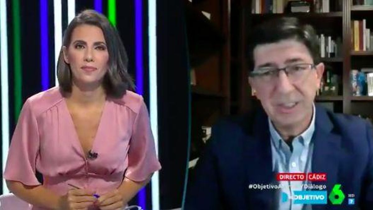 Juan Marín durante la entrevista en la Sexta