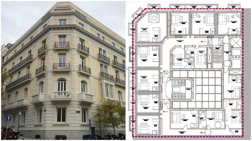 Plan especial para convertir otro edificio en un nuevo hotel detrás del Ayuntamiento de Madrid