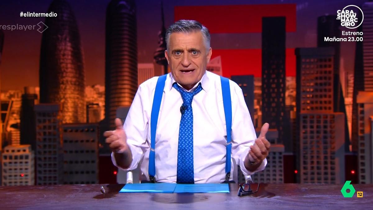 Wyoming, irónico en 'El Intermedio' al saber que 'M.R.' es Mariano Rajoy: "¡Todos estos años he pensado que era Meg Ryan!"