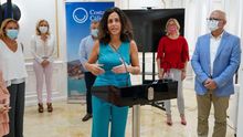 La consejera de Turismo, Cristina Sánchez, durante la presentación