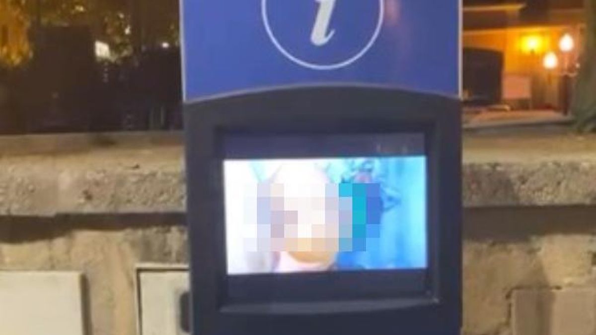 Investigan el hackeo de un punto informativo municipal en Barbastro para emitir un vídeo pornográfico