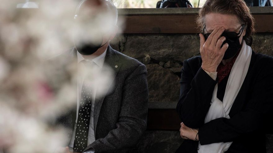 Yolande Manneville, viuda del naturalista y exdirector del Jardín Botánico Viera y Clavijo, David Bramwell