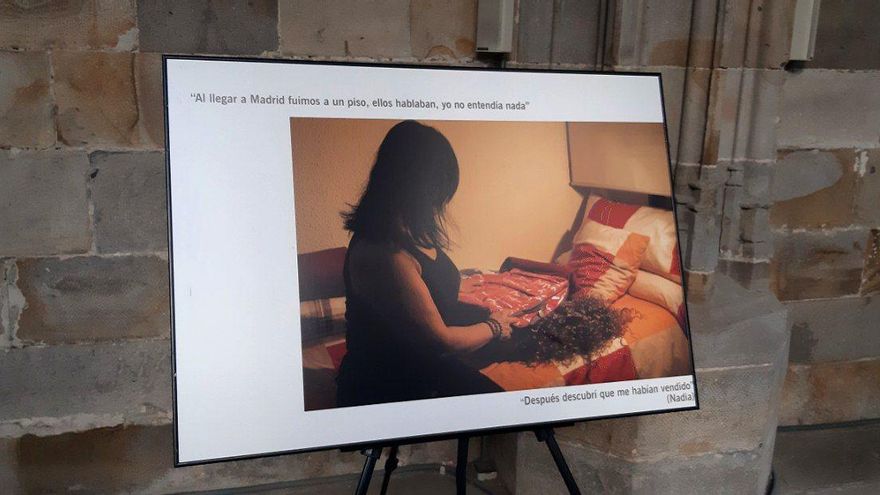 Fotografía de Nadia, víctima de trata de personas